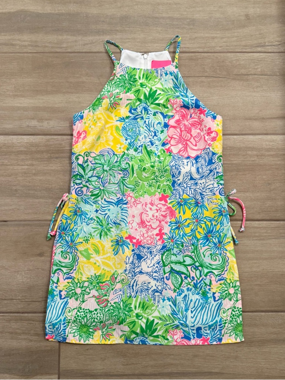 Lilly Pulitzer Like New Pearl Romper Cheek to Cheek Floral Dress/Shorts - Size 4